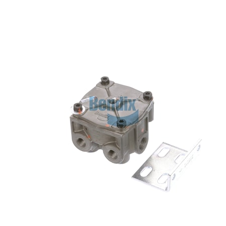 Bendix Valve, Relay, Brake, R-12, Two 2 Vertical And Horizontal Delivery Ports, 4 Psi, 3/8 Del Port 65303